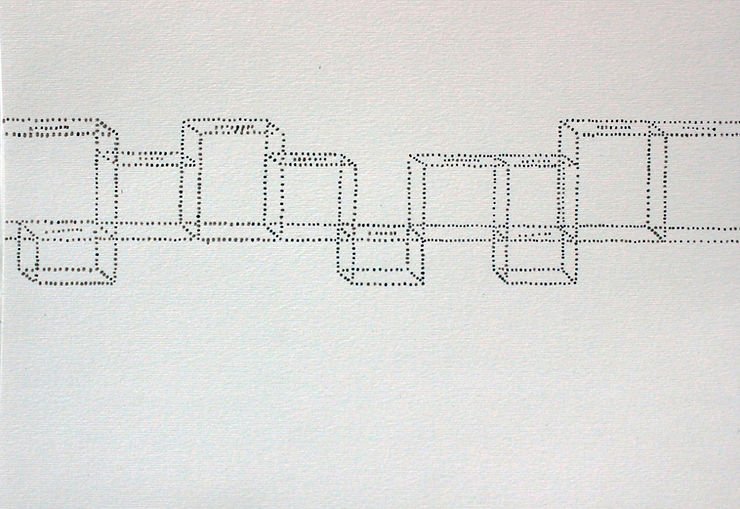 Waiting for Godot#the workers (supportive system), 2016 ink on paper