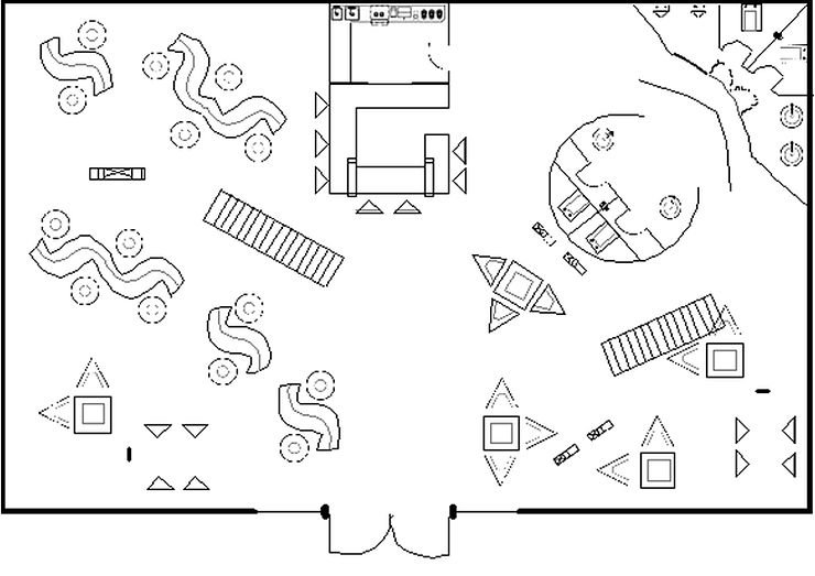 plan of the ground floor